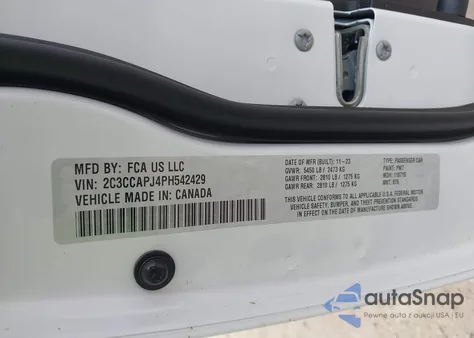 2023 Chrysler 300 300C из США, поврежденный, VIN 2C3CCAPJ4PH542429